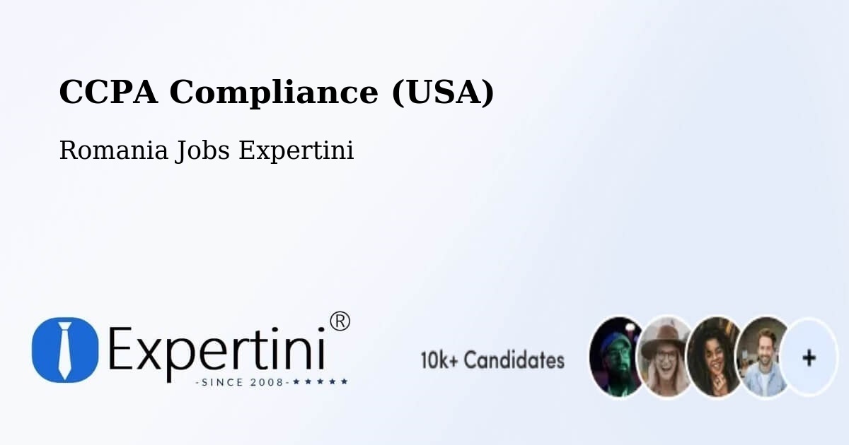 CCPA Privacy Rights & Compliance Notice – Sector 3 - Romania Jobs Expertini